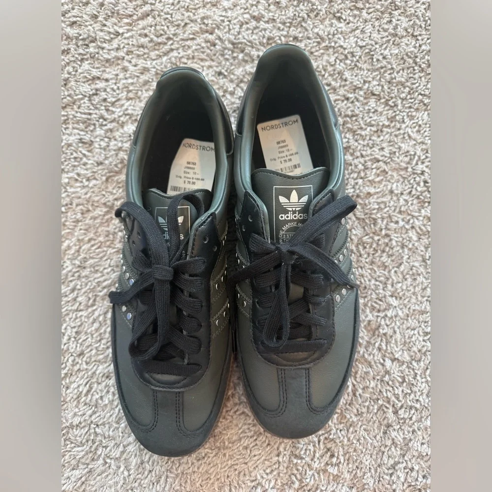 Adidas Women’s Samba OG Black Legend Earth Gum, Sz 10.5 - Picture 4 of 11